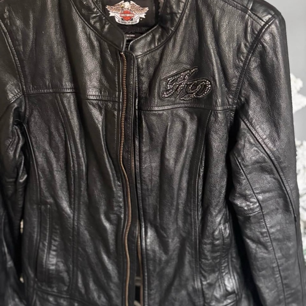Harley-Davidson Black Leather Women's Jacket